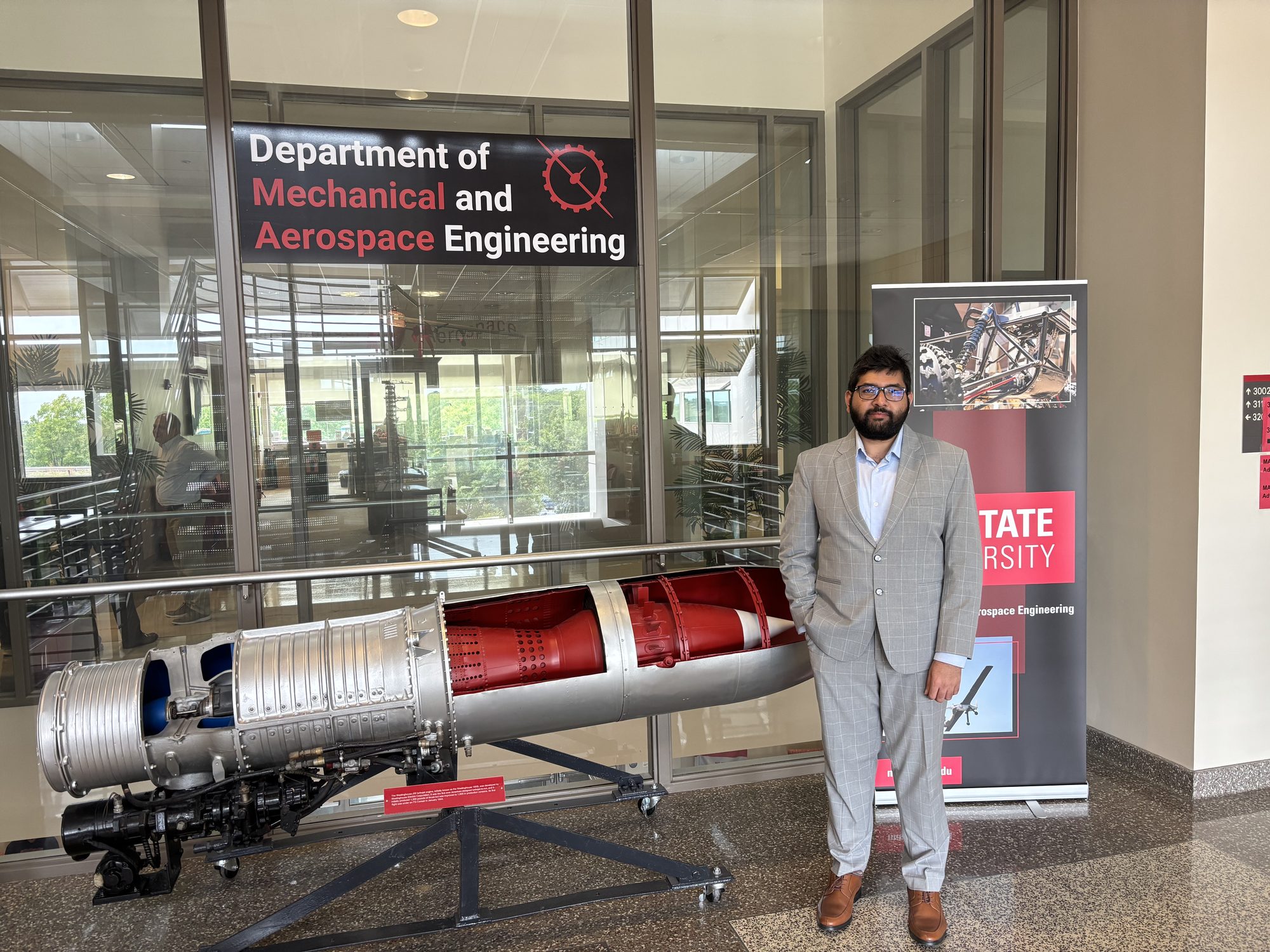 At the Department of Mechanical and Aerospace Engineering, North Carolina State University.